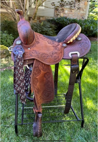 Tack ID: 568972 15” Marlene McRae Special Effx Barrel Saddle - PhotoID: 153748 - Expires 02-Dec-2024 Days Left: 75