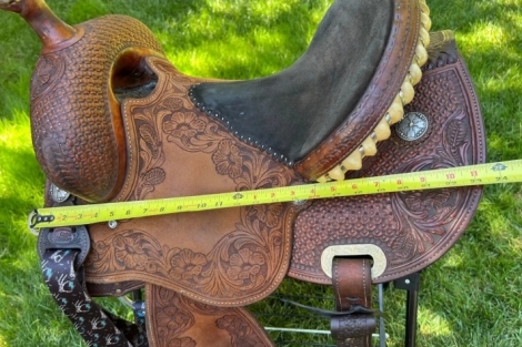 Tack ID: 568972 15” Marlene McRae Special Effx Barrel Saddle - PhotoID: 153750 - Expires 02-Dec-2024 Days Left: 75